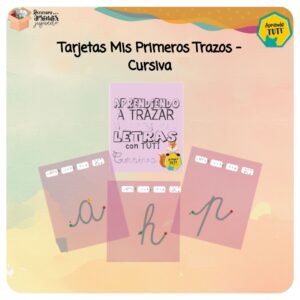 Tarjetas Mis Primeros Trazos - Cursiva