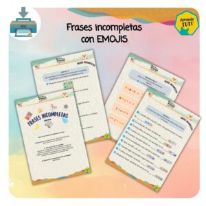 SITIO Y TIENDA!!!!!!! 1000 1000 (12) Frases Incompletas con Emojis