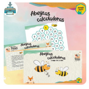 portada abejitas calculadoras Abejitas calculadoras: juego de dados